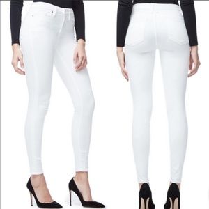Good American Good Legs Skinny jeans in White